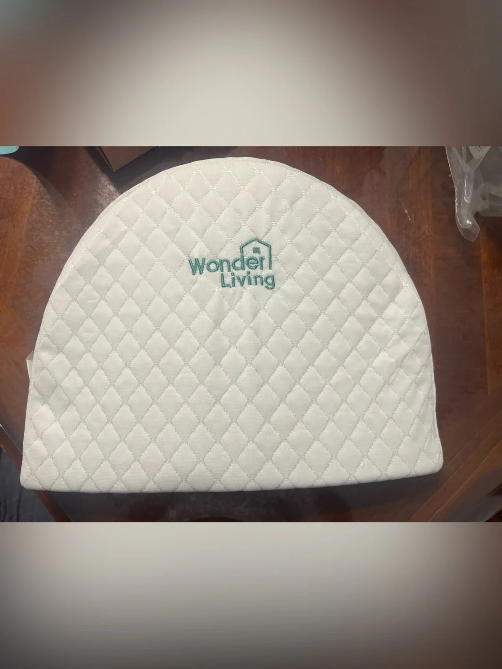White Quilted Bassinet Wedge Cover